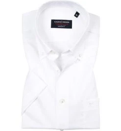 CasaModa Modern Fit 1/2 Arm B.D. 008563/0 Kurzarmhemd, Chambray, Weiß