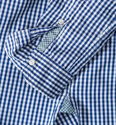 U.S.POLO Hemd 72574/50805/807 Slim Fit, Popeline, Königsblau kariert, Königsblau-weiß 3 U.S.POLO Hemd 72574/50805/807 Slim Fit, Popeline, Königsblau kariert, Königsblau-weiß – Bild 3