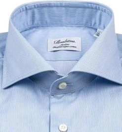 Stenströms Slimline 702111/1933/102 Hemd, Baumwolle, Blau gestreift, Blau -hemdenverkauf 189400 norm2