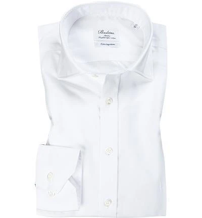 Stenströms Slimline EL 702772/1467/000 Hemd, Baumwolle, Extra langer Arm, Weiß 1 Stenströms Slimline EL 702772/1467/000 Hemd, Baumwolle, Extra langer Arm, Weiß