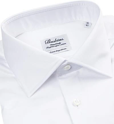 Stenströms Fitted Body EL 602772/1467/000 Hemd, Baumwolle, Extra langer Arm, Weiß 2 Stenströms Fitted Body EL 602772/1467/000 Hemd, Baumwolle, Extra langer Arm, Weiß – Bild 2