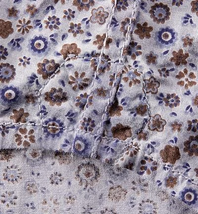 GAS Hemd 150925/0110/2752 Slim Fit, Popeline, Hellblau-braun 3 GAS Hemd 150925/0110/2752 Slim Fit, Popeline, Hellblau-braun – Bild 3