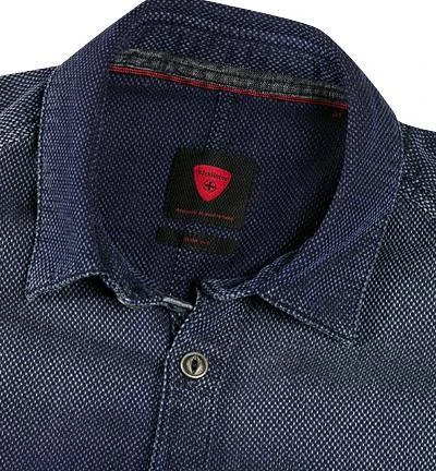 Strellson Sportswear Seth-W 1400669/14001620/720 Hemd, Slim Fit, Baumwolle, Navy meliert, Saphirblau 2 Strellson Sportswear Seth-W 1400669/14001620/720 Hemd, Slim Fit, Baumwolle, Navy meliert, Saphirblau – Bild 2