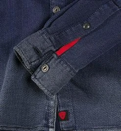 Strellson Sportswear Seth-W 1400669/14001620/720 Hemd, Slim Fit, Baumwolle, Navy meliert, Saphirblau 5 Strellson Sportswear Seth-W 1400669/14001620/720 Hemd, Slim Fit, Baumwolle, Navy meliert, Saphirblau -hemdenverkauf 191374 norm3