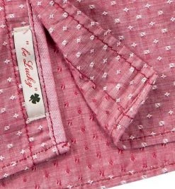 Lucky de Luca Hemd Nyro 1110/2 Slim Fit, Baumwolle, Rot-weiß gemustert, Rot -hemdenverkauf 193048 norm4