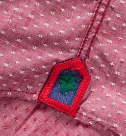 Lucky de Luca Hemd Nyro 1110/2 Slim Fit, Baumwolle, Rot-weiß gemustert, Rot -hemdenverkauf 193048 norm5