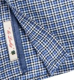 Lucky de Luca Hemd Nyro 1125/1 Slim Fit, Baumwolle, Blau kariert, Blau 9 Lucky de Luca Hemd Nyro 1125/1 Slim Fit, Baumwolle, Blau kariert, Blau -hemdenverkauf 193052 norm4