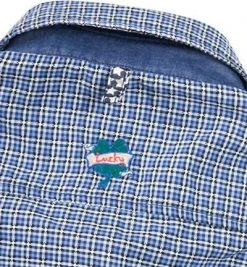 Lucky de Luca Hemd Nyro 1125/1 Slim Fit, Baumwolle, Blau kariert, Blau 11 Lucky de Luca Hemd Nyro 1125/1 Slim Fit, Baumwolle, Blau kariert, Blau -hemdenverkauf 193052 norm6