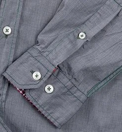 Lucky de Luca Hemd Joey 1207/3 Slim Fit, Fil à Fil, Grau -hemdenverkauf 193054 norm3