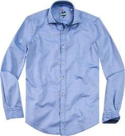 Lucky de Luca Hemd Joey 1201/2 Slim Fit, Oxford, Blau