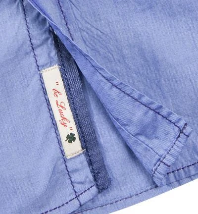 Lucky de Luca Hemd Joey 1201/2 Slim Fit, Oxford, Blau 4 Lucky de Luca Hemd Joey 1201/2 Slim Fit, Oxford, Blau – Bild 4