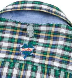 Lucky de Luca Hemd Joey 1215/2 Slim Fit, Popeline, Blau-grün kariert, Grün -hemdenverkauf 193060 norm6