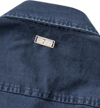 7 for all mankind Jeans-Hemd S6M0143NV Jeanshemd, Baumwoll-Stretch, Dunkelblau 4 7 for all mankind Jeans-Hemd S6M0143NV Jeanshemd, Baumwoll-Stretch, Dunkelblau – Bild 4