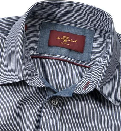 7 for all mankind Hemd S6M0142GR Baumwolle, Blau-weiß gestreift 2 7 for all mankind Hemd S6M0142GR Baumwolle, Blau-weiß gestreift – Bild 2