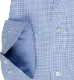 OLYMP Hemd Level Five Body Fit 2005/64/11 Baumwoll-Stretch, Bleu meliert, Bleu -hemdenverkauf 195431 norm3