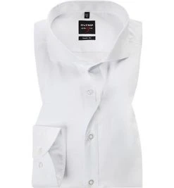 OLYMP Hemd Level Five Body Fit 2007/64/00 Popeline, Weiß