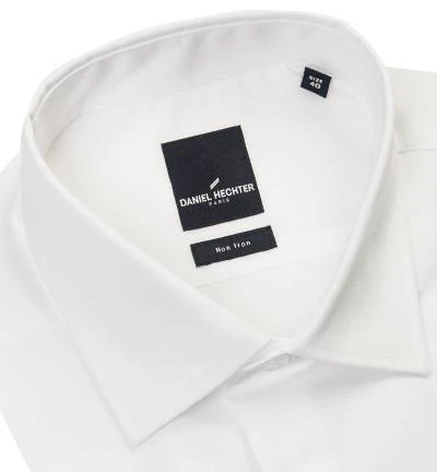 Daniel Hechter Hemd Kent 10200/55982/01 Modern Fit, Baumwolle, Weiß, White 2 Daniel Hechter Hemd Kent 10200/55982/01 Modern Fit, Baumwolle, Weiß, White – Bild 2