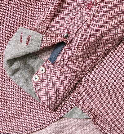 Marc O'Polo Hemd 427/1150/42254/K37 Shaped Fit, Popeline, Karmesinrot gemustert, Karmesinrot 3 Marc O'Polo Hemd 427/1150/42254/K37 Shaped Fit, Popeline, Karmesinrot gemustert, Karmesinrot – Bild 3