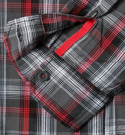 Strellson Sportswear Coby-W 1400628/14001625/363 Hemd, Regular Fit, Popeline, Anthrazit-rot kariert, Anthrazit-rot 3 Strellson Sportswear Coby-W 1400628/14001625/363 Hemd, Regular Fit, Popeline, Anthrazit-rot kariert, Anthrazit-rot – Bild 3