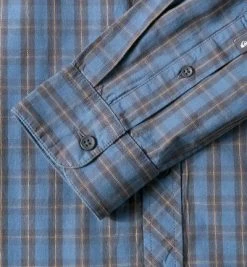 Quiksilver Hemd EQYWT03017/BRQ1 Modern Fit, Popeline, Jeansblau kariert, Jeansblau -hemdenverkauf 197131 norm3