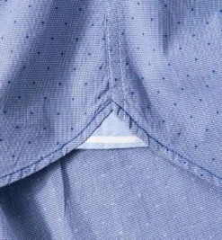 Marc O'Polo Hemd 427/1158/42254/K81 Shaped Fit, Baumwolle, Jeansblau gemustert, Jeansblau -hemdenverkauf 197701 norm4