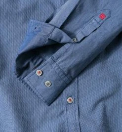 CINQUE Hemd Cispuky 9036/9334/68 Slim Fit, Popeline, Jeansblau gestreift, Jeansblau -hemdenverkauf 197729 norm3