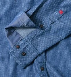 CINQUE Hemd Cispuky Plus 9036/9332/670 Slim Fit, Popeline, Dunkelblau gemustert, Dunkelblau -hemdenverkauf 197733 norm3