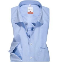 OLYMP Hemd Luxor Modern Fit 0304/64/11 Baumwolle, Bleu