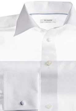ETON Contemporary Kent 3100/79312/00 Hemd, Contemporary Fit, Twill, Weiß