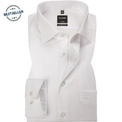 OLYMP Hemd Luxor Modern Fit 0300/64/00 Popeline, Weiß