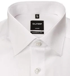OLYMP Hemd Luxor Modern Fit 0300/64/00 Popeline, Weiß -hemdenverkauf 19789 norm2