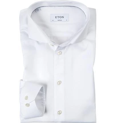 ETON Super Slim fit Hai 3000/73811/00 Hemd, Twill, Weiß 1 ETON Super Slim fit Hai 3000/73811/00 Hemd, Twill, Weiß