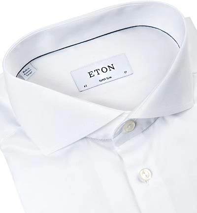 ETON Super Slim fit Hai 3000/73811/00 Hemd, Twill, Weiß 2 ETON Super Slim fit Hai 3000/73811/00 Hemd, Twill, Weiß – Bild 2
