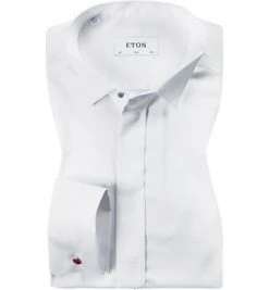 ETON Slim fit Kläppchen 3000/518/00 Hemd, Twill, Weiß