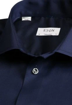 ETON Contemporary Fit 3000/79311/29 Hemd, Twill, Marine -hemdenverkauf 197974 norm3