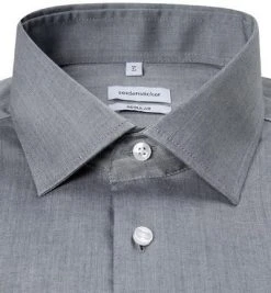 Seidensticker Hemd 002000/32 Regular Fit, Baumwolle, Blaugrau, Grau -hemdenverkauf 198762 norm2