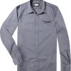 CERRUTI 1881 18CRR81 CERRUTI Hemd 5224280/26111/786 Regular Fit, Popeline, Blau-grau kariert, Blau-grau