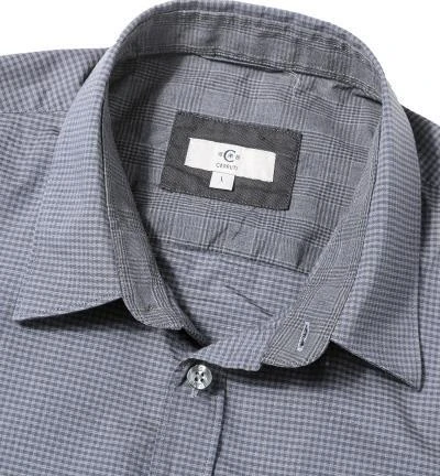 CERRUTI 1881 18CRR81 CERRUTI Hemd 5224280/26111/786 Regular Fit, Popeline, Blau-grau kariert, Blau-grau 2 CERRUTI 1881 18CRR81 CERRUTI Hemd 5224280/26111/786 Regular Fit, Popeline, Blau-grau kariert, Blau-grau – Bild 2