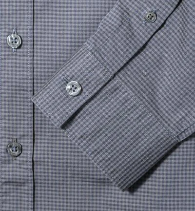 CERRUTI 1881 18CRR81 CERRUTI Hemd 5224280/26111/786 Regular Fit, Popeline, Blau-grau kariert, Blau-grau 3 CERRUTI 1881 18CRR81 CERRUTI Hemd 5224280/26111/786 Regular Fit, Popeline, Blau-grau kariert, Blau-grau – Bild 3