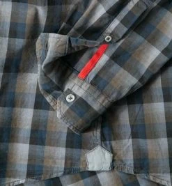 Strellson Sportswear Shay-D 1400609/14001600/312 Hemd, Slim Fit, Popeline, Grau-blau kariert, Grau-blau -hemdenverkauf 199734 norm3