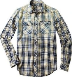 Pepe Jeans Hemd Gersix PM301348/561 Regular Fit, Baumwolle, Indigo kariert, Indigo