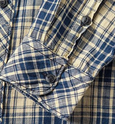 Pepe Jeans Hemd Gersix PM301348/561 Regular Fit, Baumwolle, Indigo kariert, Indigo 4 Pepe Jeans Hemd Gersix PM301348/561 Regular Fit, Baumwolle, Indigo kariert, Indigo – Bild 4