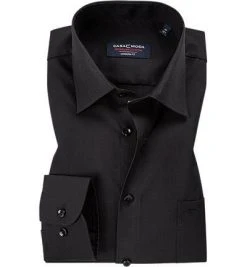 CasaModa Extralang 72cm 006562/800 Hemd, Modern Fit, Popeline, Extra langer Arm, Schwarz