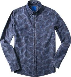 JOOP! Hemd Han2-W 1500924/15002174/523 Chambray, Jeansblau gemustert, Jeansblau