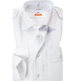 OLYMP Pilothemd 0781/64/00 Modern Fit, Popeline, Weiß