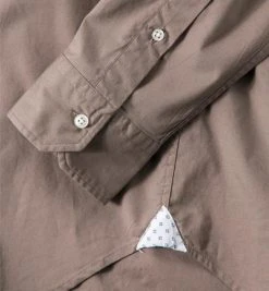 U.S.POLO Hemd 83108/51051/124 Slim Fit, Popeline, Camel, Light brown -hemdenverkauf 203962 norm4