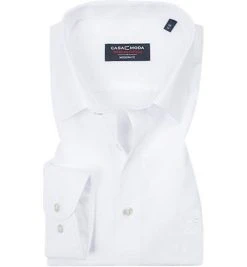 CasaModa Modern Fit Kent 006550/0 Hemd, Popeline, Wollweiß, Weiß
