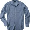 Henry Cotton's Hemd 5016050/26209/720 Popeline, Hellblau-marine gemustert, Blau