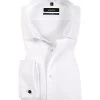 Seidensticker Tailored Kent ELA 241335/01 Hemd, Tailored Fit, Popeline, Extra langer Arm, Weiß