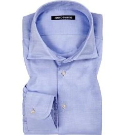 rosso e nero Hemd New York 507/R/3 Slim Fit, Baumwolle, Hellblau